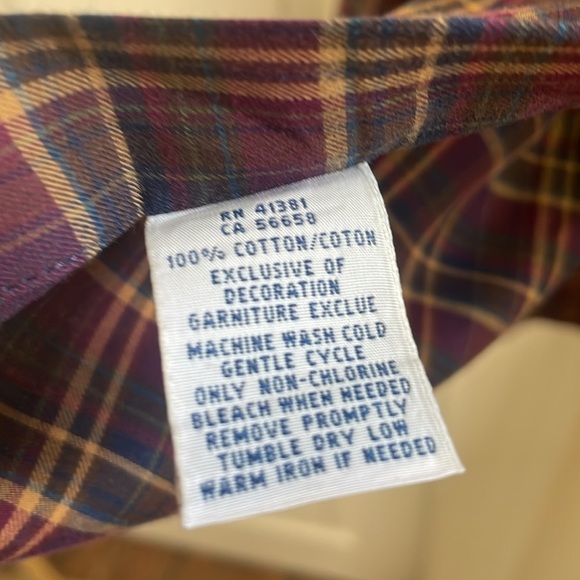 Ralph Lauren - Preppy Casual Button Down Long Sleeve Shirt - Red - M - Picture 5 of 11